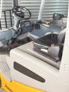 Used Forklift Truck JUNGHEINRICH 27735 ELEKTRO VIERRADFRONTSTAPLER (12906135)