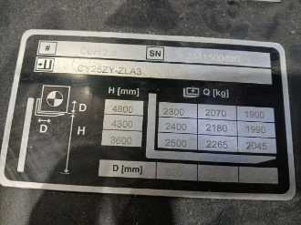 Used Forklift Truck JUNGHEINRICH CBH 2.5 LI SP GE 115 480 DZ ELEKTRO VIERRADFRONTSTAPLER (13075012)