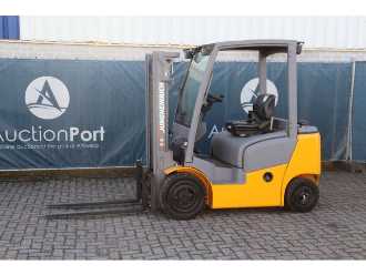 Used Forklift Truck JUNGHEINRICH DFG 316 DIESEL VIERRADFRONTSTAPLER (13062959) backdrop