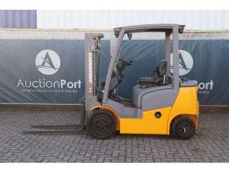 Used Forklift Truck JUNGHEINRICH DFG 316 DIESEL VIERRADFRONTSTAPLER (13062959)