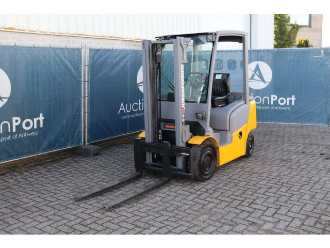 Used Forklift Truck JUNGHEINRICH DFG 316 DIESEL VIERRADFRONTSTAPLER (13062959)