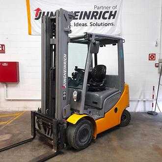 Used Forklift Truck JUNGHEINRICH DFG 320S MATRICULADA DIESEL VIERRADFRONTSTAPLER (13047280)