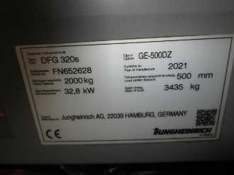 Used Forklift Truck JUNGHEINRICH DFG 320s SP GE 115-500 DZ DIESEL VIERRADFRONTSTAPLER (13043161)