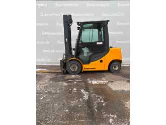 Used Forklift Truck JUNGHEINRICH DFG 430s 3700 ZZ 1200mm SS+POS DIESEL VIERRADFRONTSTAPLER (12922576) backdrop