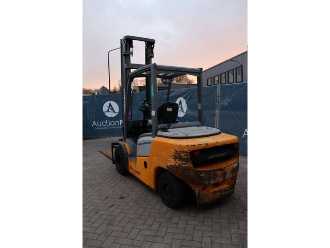 Used Forklift Truck JUNGHEINRICH DFG 435 DIESEL VIERRADFRONTSTAPLER (13010902)