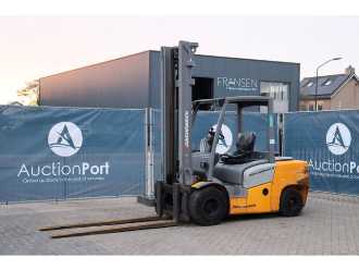 Used Forklift Truck JUNGHEINRICH DFG 435 DIESEL VIERRADFRONTSTAPLER (13010902)