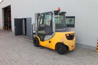 Used Forklift Truck JUNGHEINRICH DFG 435s GE 180 470DZ DIESEL VIERRADFRONTSTAPLER (13063770)