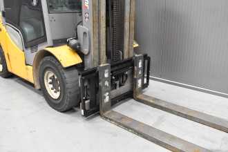 Used Forklift Truck JUNGHEINRICH DFG 540 s /57306/ DIESEL VIERRADFRONTSTAPLER (13041118)