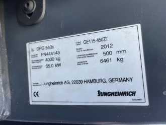 Used Forklift Truck JUNGHEINRICH DFG540s DIESEL VIERRADFRONTSTAPLER (13067167)