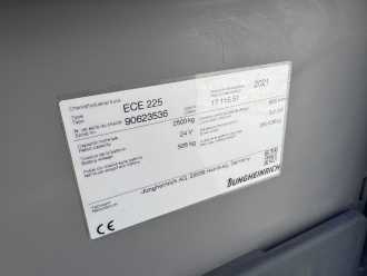 Used Forklift Truck JUNGHEINRICH ECE 225 Baujahr 2021 / Stunden 2779 /TOP CONDITION ELEKTRO NIEDERHUBKOMMISSIONIERER (13074253)