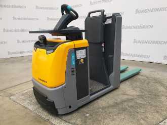 Used Forklift Truck JUNGHEINRICH ECE 310 HP 115-56 4-Star ELEKTRO NIEDERHUBWAGENFAHRERSTAND (13058535) backdrop