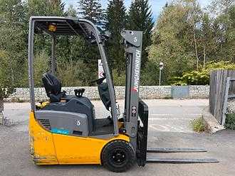 Used Forklift Truck JUNGHEINRICH EFG 110 - 300ZT ELEKTRO DREIRADFRONTSTAPLER (13072421)