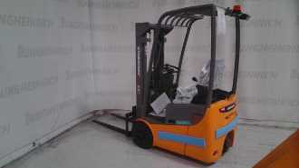 Used Forklift Truck JUNGHEINRICH EFG 110k MP 435 DZ ELEKTRO DREIRADFRONTSTAPLER (13060865) backdrop