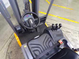 Used Forklift Truck JUNGHEINRICH EFG 110k SP GE 115-500 DZ ELEKTRO DREIRADFRONTSTAPLER (12971790)