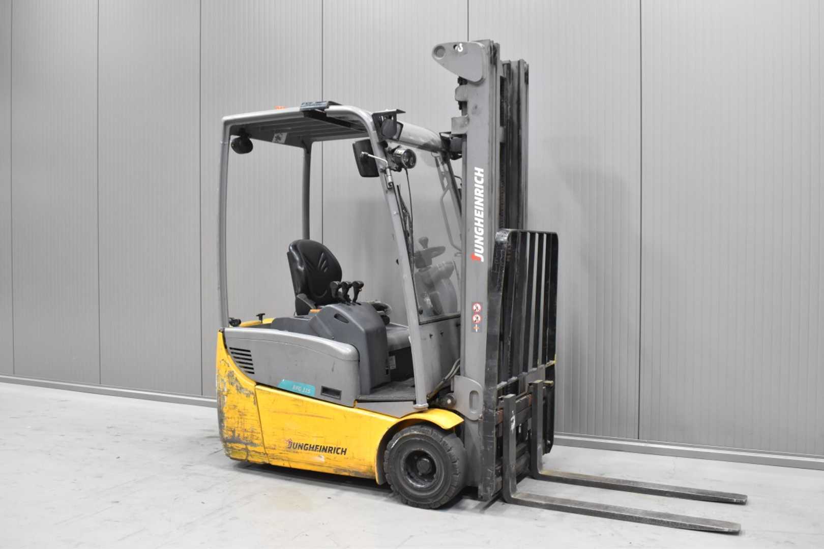 Used Forklift Truck JUNGHEINRICH EFG 115 /58590/ ELEKTRO DREIRADFRONTSTAPLER (13064245)