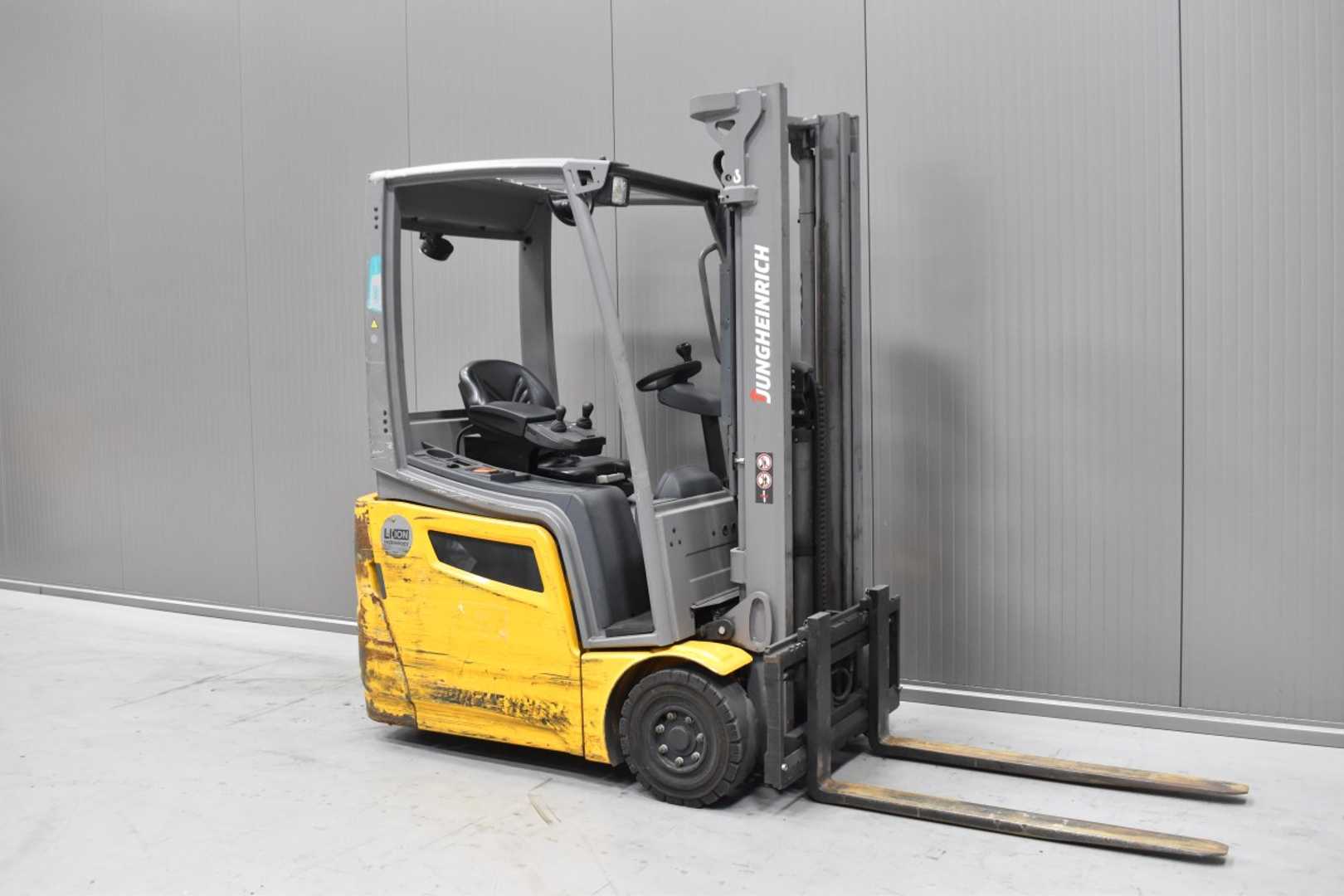 Used Forklift Truck JUNGHEINRICH EFG 213 /58587/ ELEKTRO DREIRADFRONTSTAPLER (13064598)