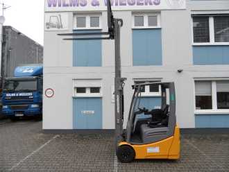 Used Forklift Truck JUNGHEINRICH EFG 213 - Freihub - wenig Stunden ELEKTRO DREIRADFRONTSTAPLER (13024622)