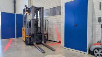 Used Forklift Truck JUNGHEINRICH EFG 213 LiIon Batterie ELEKTRO DREIRADFRONTSTAPLER (13066539)