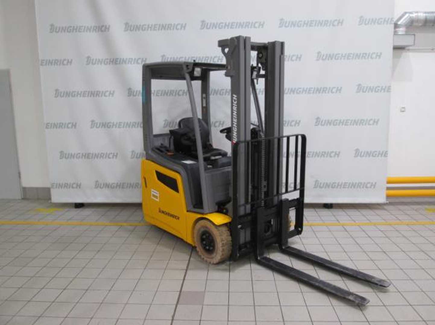 Used Forklift Truck JUNGHEINRICH EFG 213 SP GE 110-480 DZ ELEKTRO VIERRADFRONTSTAPLER (13070937)