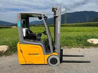 Used Forklift Truck JUNGHEINRICH EFG 215 - 500DZ MIETE ELEKTRO DREIRADFRONTSTAPLER (13002620)