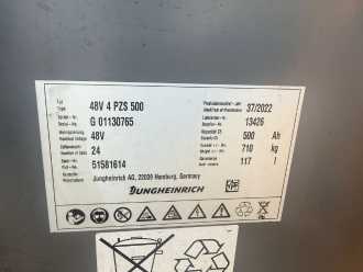 Used Forklift Truck JUNGHEINRICH EFG 215 Baujahr 2013 / HH 4500 Akku 2022 ELEKTRO DREIRADFRONTSTAPLER (13031043)