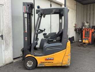 Used Forklift Truck JUNGHEINRICH EFG 215 ELEKTRO DREIRADFRONTSTAPLER (13051283)