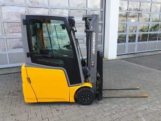 Used Forklift Truck JUNGHEINRICH EFG 215 / Triplex: 4.25m! / SS / 2.472h! / 2020 ELEKTRO VIERRADFRONTSTAPLER (13024803)