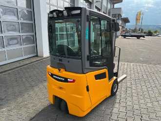 Used Forklift Truck JUNGHEINRICH EFG 215 / Triplex: 4.25m! / SS / 4.029h ELEKTRO VIERRADFRONTSTAPLER (13024787)