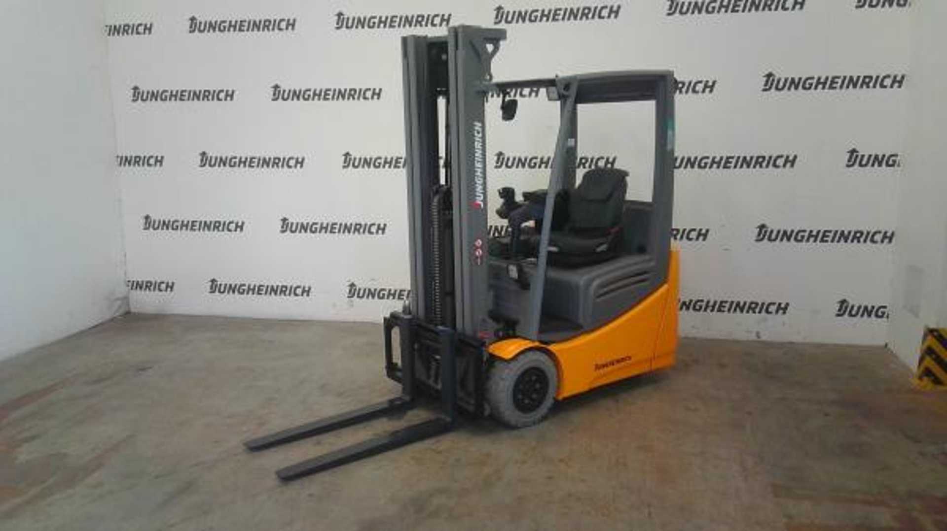 Used Forklift Truck JUNGHEINRICH EFG 215Li MP G+E 115-500 DZ ELEKTRO VIERRADFRONTSTAPLER (13071464)