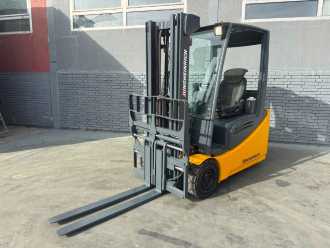 Used Forklift Truck JUNGHEINRICH EFG 216 Baujahr 2008/ HH 4500 Akku Bj 2014 ELEKTRO DREIRADFRONTSTAPLER (13070531)