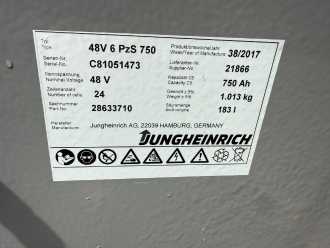 Used Forklift Truck JUNGHEINRICH EFG 216 Baujahr 2017 / Stunden 3782 HH 4800 ELEKTRO DREIRADFRONTSTAPLER (13064545)