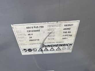 Used Forklift Truck JUNGHEINRICH EFG 216 Baujahr 2021 / Stunden 3196 HH 3100 ELEKTRO DREIRADFRONTSTAPLER (13067052)