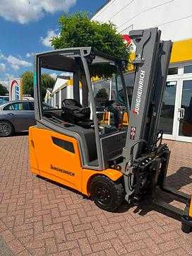 Used Forklift Truck JUNGHEINRICH EFG 216 ELEKTRO DREIRADFRONTSTAPLER (13057904) backdrop