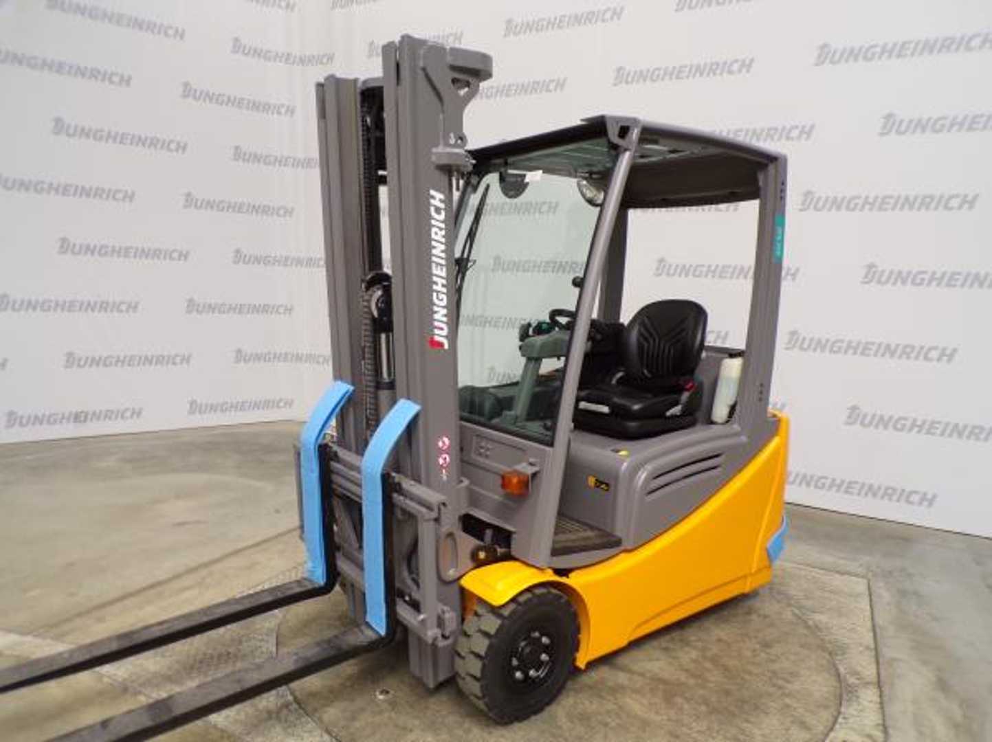Used Forklift Truck JUNGHEINRICH EFG 216 SP G+E 115-464 DZ ELEKTRO VIERRADFRONTSTAPLER (12956296)