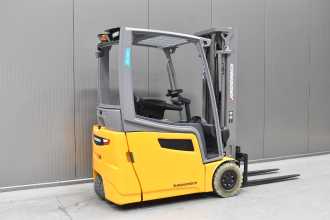 Used Forklift Truck JUNGHEINRICH EFG 216 k /58059/ ELEKTRO DREIRADFRONTSTAPLER (13046612)