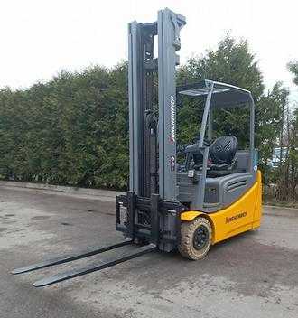 Used Forklift Truck JUNGHEINRICH EFG 216k ELEKTRO DREIRADFRONTSTAPLER (12793131) backdrop