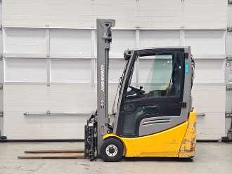 Used Forklift Truck JUNGHEINRICH EFG 216k ELEKTRO SCHUBMASTSTAPLER (12947023)