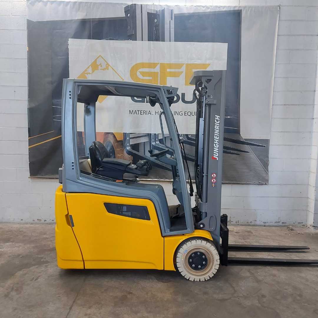 Used Forklift Truck JUNGHEINRICH EFG 216k GE115-330ZZ ELEKTRO DREIRADFRONTSTAPLER (13059550)