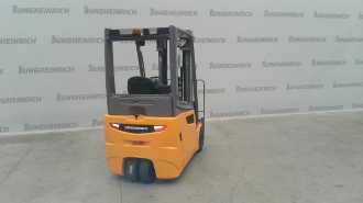 Used Forklift Truck JUNGHEINRICH EFG 216k SP GE 120-464 DZ ELEKTRO VIERRADFRONTSTAPLER (12909841) backdrop