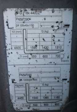 Used Forklift Truck JUNGHEINRICH EFG 218 440 DZ LI-ION ELEKTRO DREIRADFRONTSTAPLER (13069254)