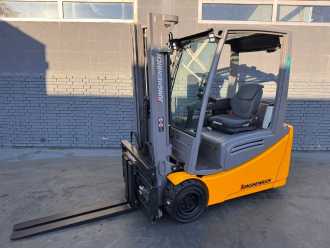 Used Forklift Truck JUNGHEINRICH EFG 218 Baujahr 2017/ Stunden 7138 HH 3100 ELEKTRO DREIRADFRONTSTAPLER (13008634)