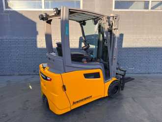 Used Forklift Truck JUNGHEINRICH EFG 218 Baujahr 2017/ Stunden 7138 HH 3100 ELEKTRO DREIRADFRONTSTAPLER (13008634)