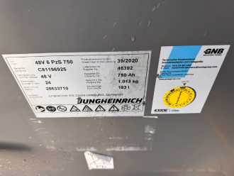 Used Forklift Truck JUNGHEINRICH EFG 218 Baujahr 2020 / Stunden 10722 HH 3100 ELEKTRO DREIRADFRONTSTAPLER (13004653)