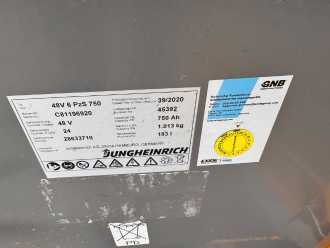 Used Forklift Truck JUNGHEINRICH EFG 218 Baujahr 2020 / Stunden 11051 HH 3100 ELEKTRO DREIRADFRONTSTAPLER (13005342)