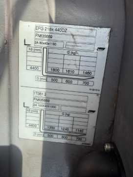 Used Forklift Truck JUNGHEINRICH EFG 218 Baujahr 2021 / Stunden 5991 HH 4400 ELEKTRO DREIRADFRONTSTAPLER (13067901)