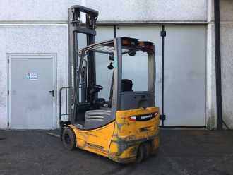 Used Forklift Truck JUNGHEINRICH EFG 218K ELEKTRO DREIRADFRONTSTAPLER (12837034)
