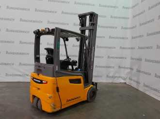 Used Forklift Truck JUNGHEINRICH EFG 218k GE 115 650DZ ELEKTRO VIERRADFRONTSTAPLER (13031808)