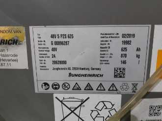 Used Forklift Truck JUNGHEINRICH EFG 218k GE 115 650DZ ELEKTRO VIERRADFRONTSTAPLER (13031808)