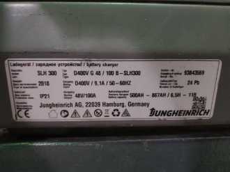 Used Forklift Truck JUNGHEINRICH EFG 218k GE 115 650DZ ELEKTRO VIERRADFRONTSTAPLER (13031808)