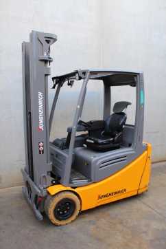 Used Forklift Truck JUNGHEINRICH EFG 220 550 DZ ELEKTRO DREIRADFRONTSTAPLER (13039096)